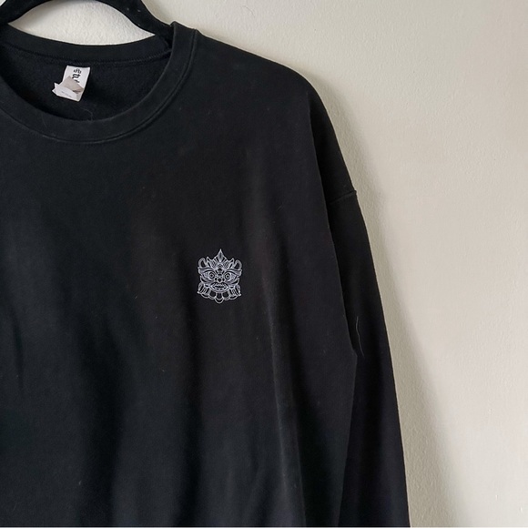 Black “Stop Asian Hate” Sweatshirt - Unisex Medium - Picture 3 of 4